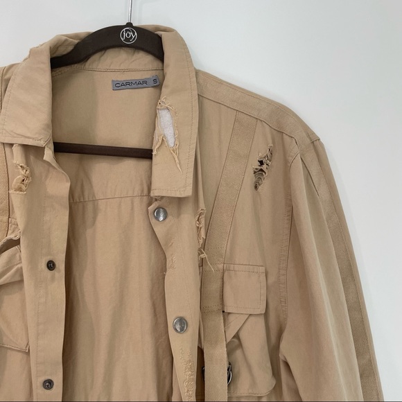 CARMAR Distressed Utility Jacket - Picture 6 of 7